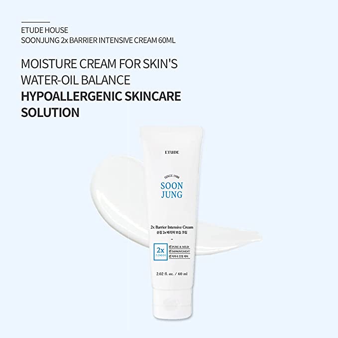 ETUDE Soon Jung 2x Barrier Intensive Cream 60ml (2021)