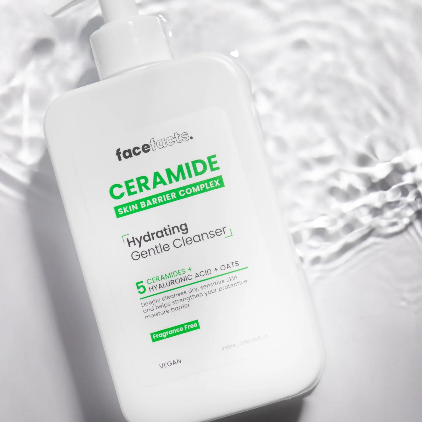 FaceFacts Ceramide Hydrating Gentle Cleanser 400ml