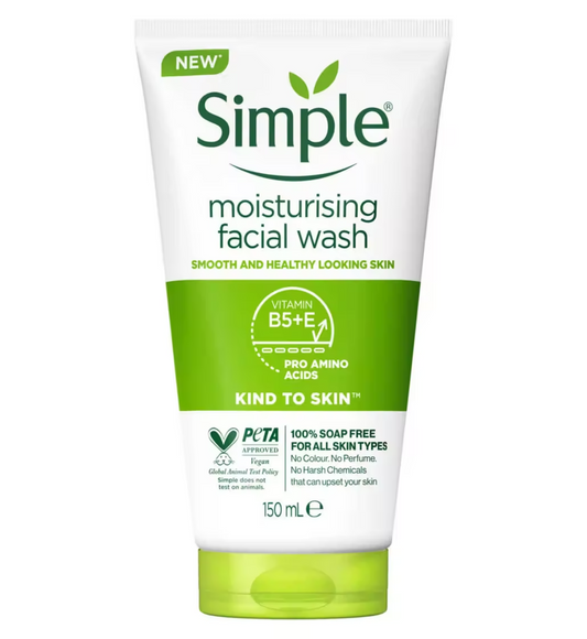 Simple Kind to Skin Moisturising Facial Wash 150ml
